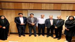 جلسه دفاع پایان نامه خانم زهرا حضرتی دانشجوی کارشناسی ارشد ناپیوسته ارگونومی برگزار شد